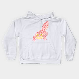 Strawberry Milk Gecko Kids Hoodie